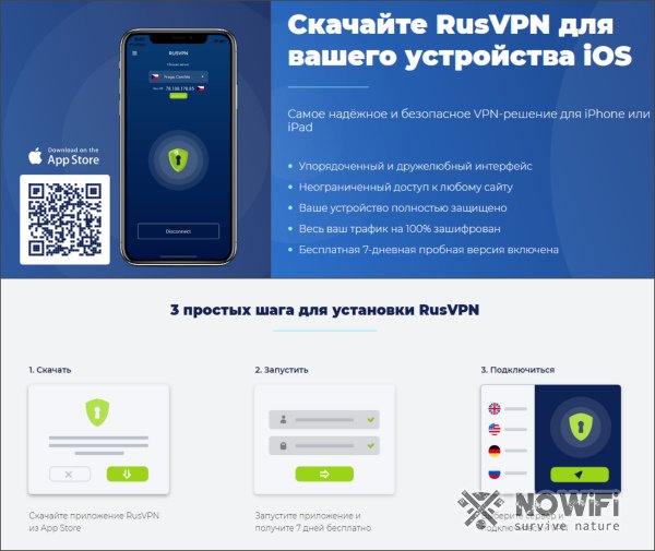 RusVPN для iPhone