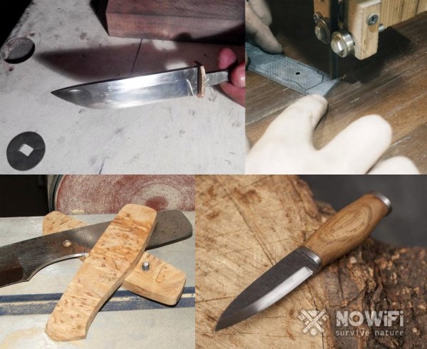 Как сделать рукоятку для ножа