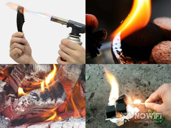 Как разжечь угли для кальяна на природе